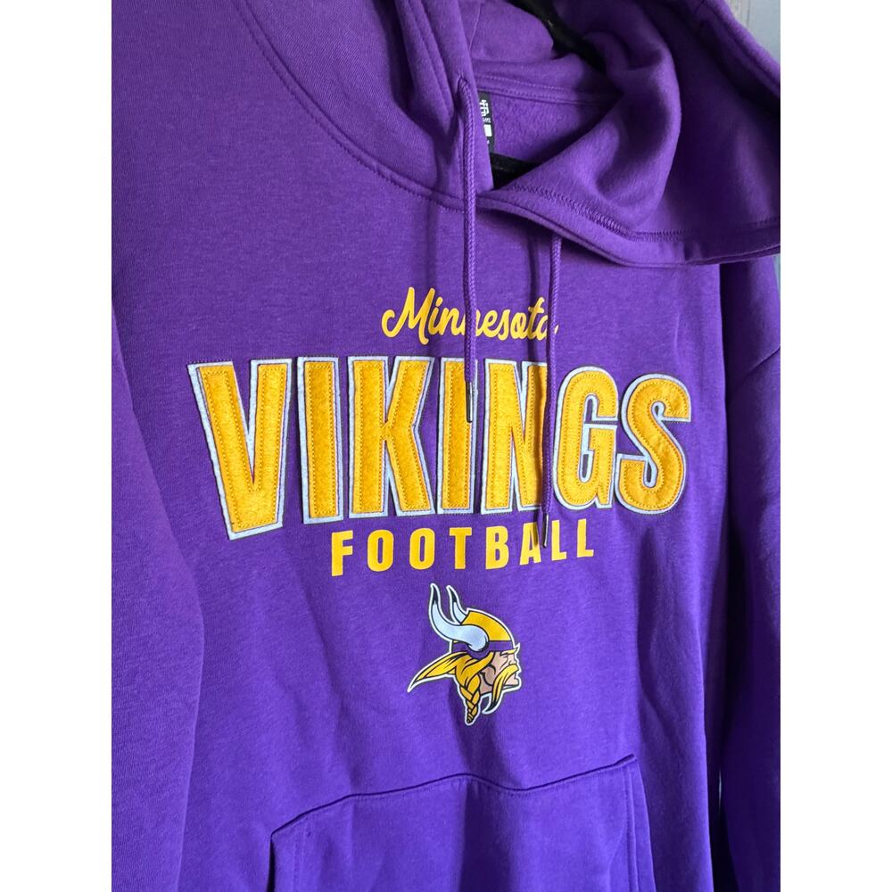 Minnesota Vikings NFL Hoodie Purple Graphic Football NWT XL - Picture 6 of 6